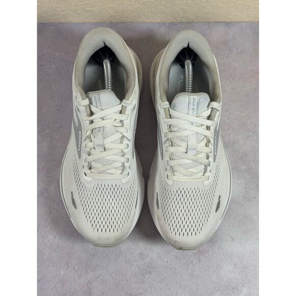 Brooks Adrenaline GTS 23 Womens 9 Wide Shoes Running White Sneaker 1203811D104 - Picture 2 of 15